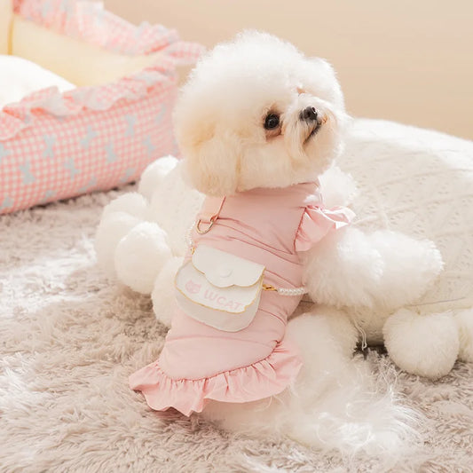 Luxury Paws Jacket with Bag Set