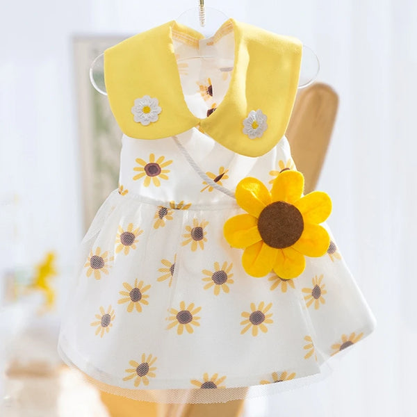 Princess Floral Pet Dress