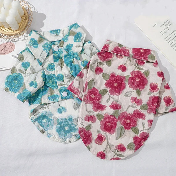 Flower Breeze Dog Shirt