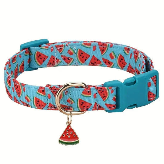 Summer Fruit Dog Collar Set