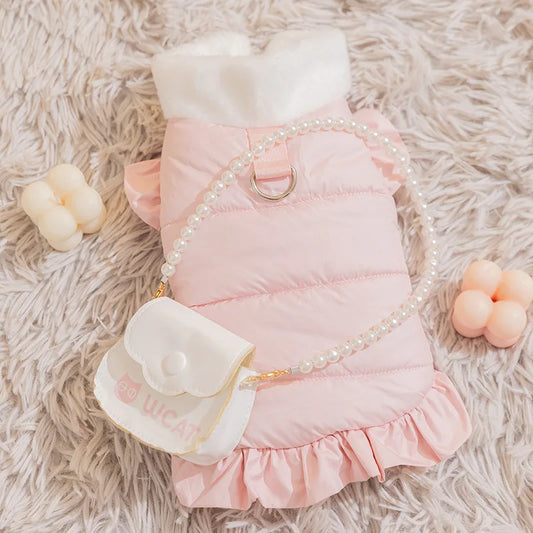 Luxury Paws Jacket with Bag Set