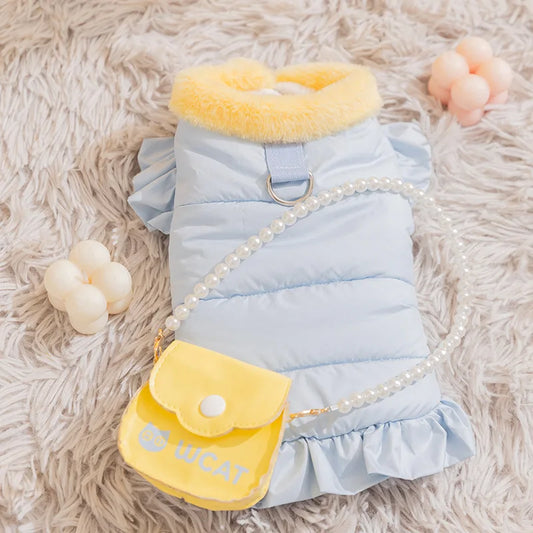 Luxury Paws Jacket with Bag Set