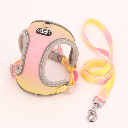 Reflective Pet Harness with leash set