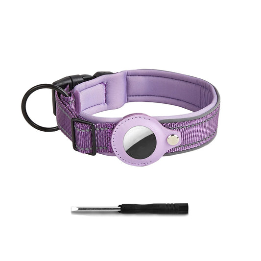 Reflective AirTag Pet Collar