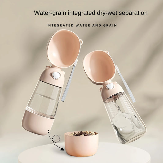 Pet 2 in 1 Bottle and food bowl