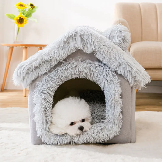 Cozy Pet Cave Bed
