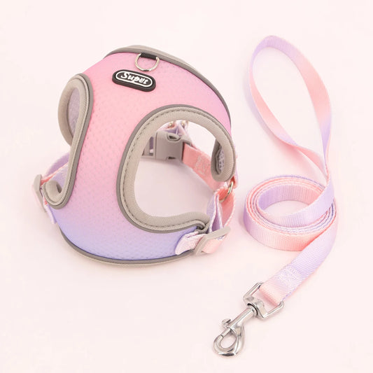 Reflective Pet Harness with leash set