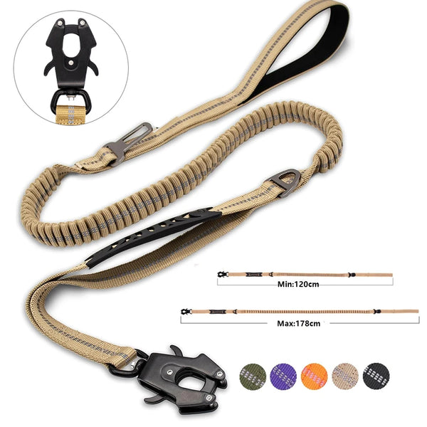 Reflective Bungee Dog Leash