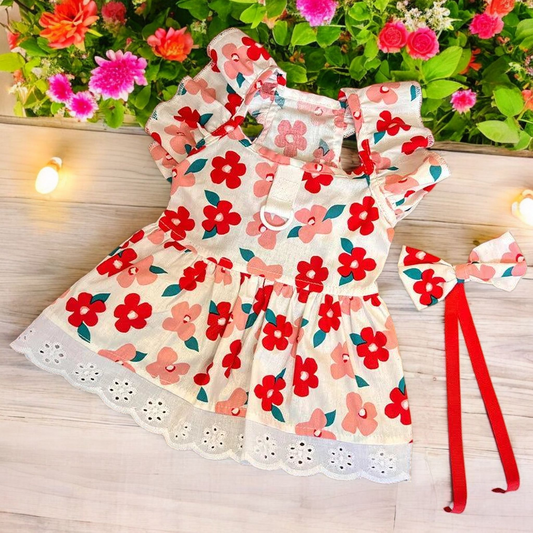 Summer Charming Cat Dress Set