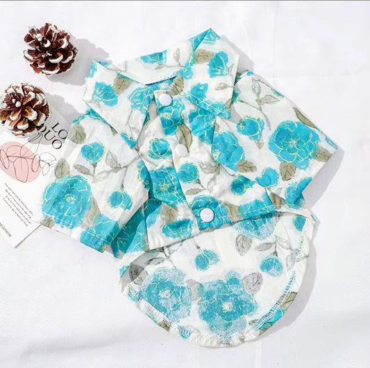 Flower Breeze Dog Shirt