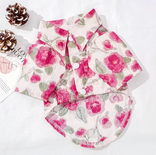 Flower Breeze Dog Shirt